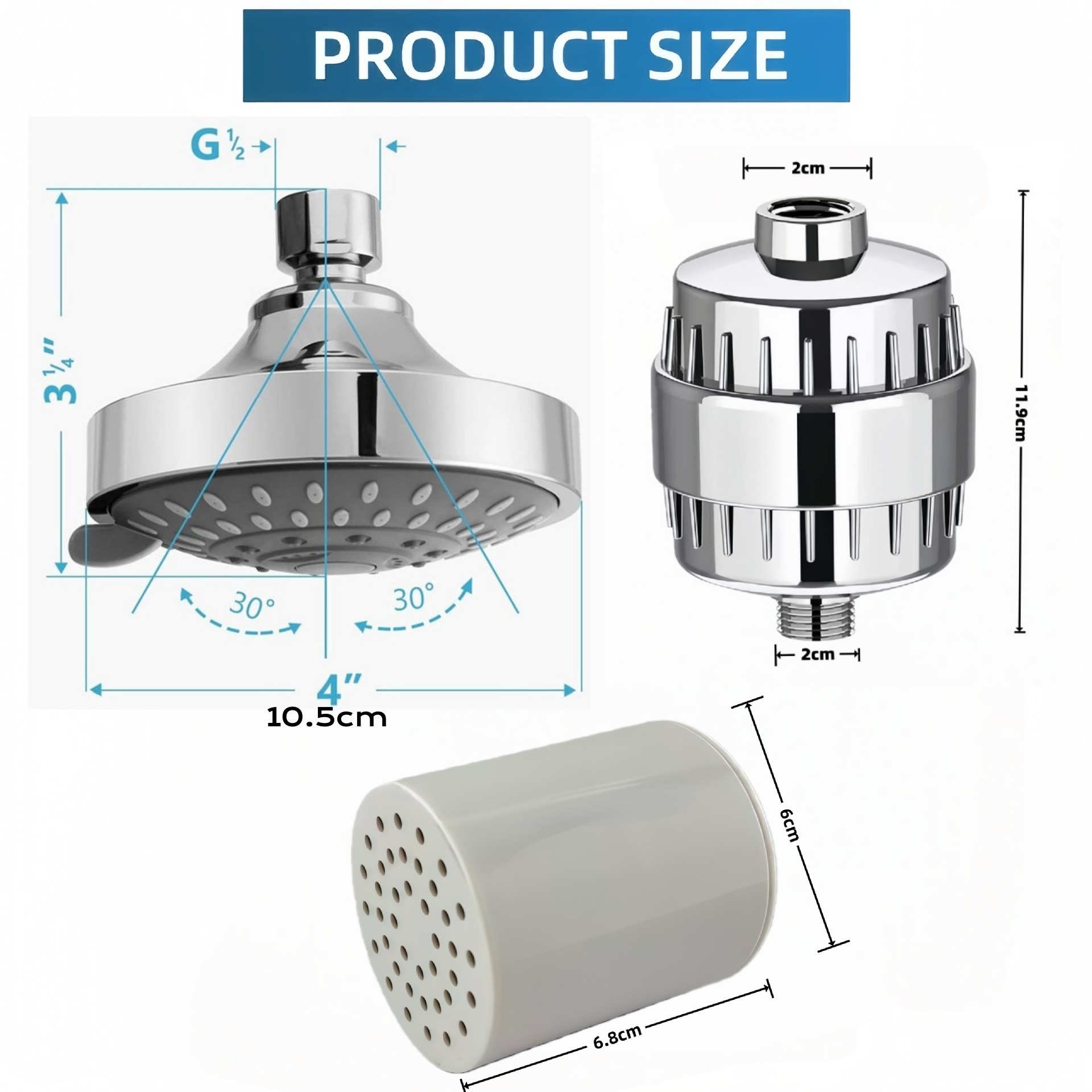 15/20/25/30 Layer Filter Stage - Shower Valve Cartridge ulasan dan harga