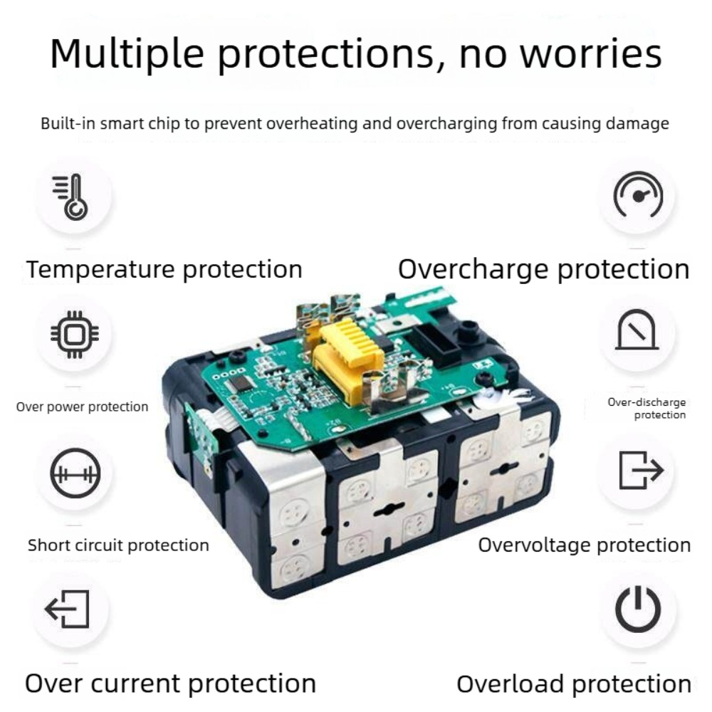 6000mAh Upgraded Battery For M - Makita Drill Dtw300 ulasan dan harga