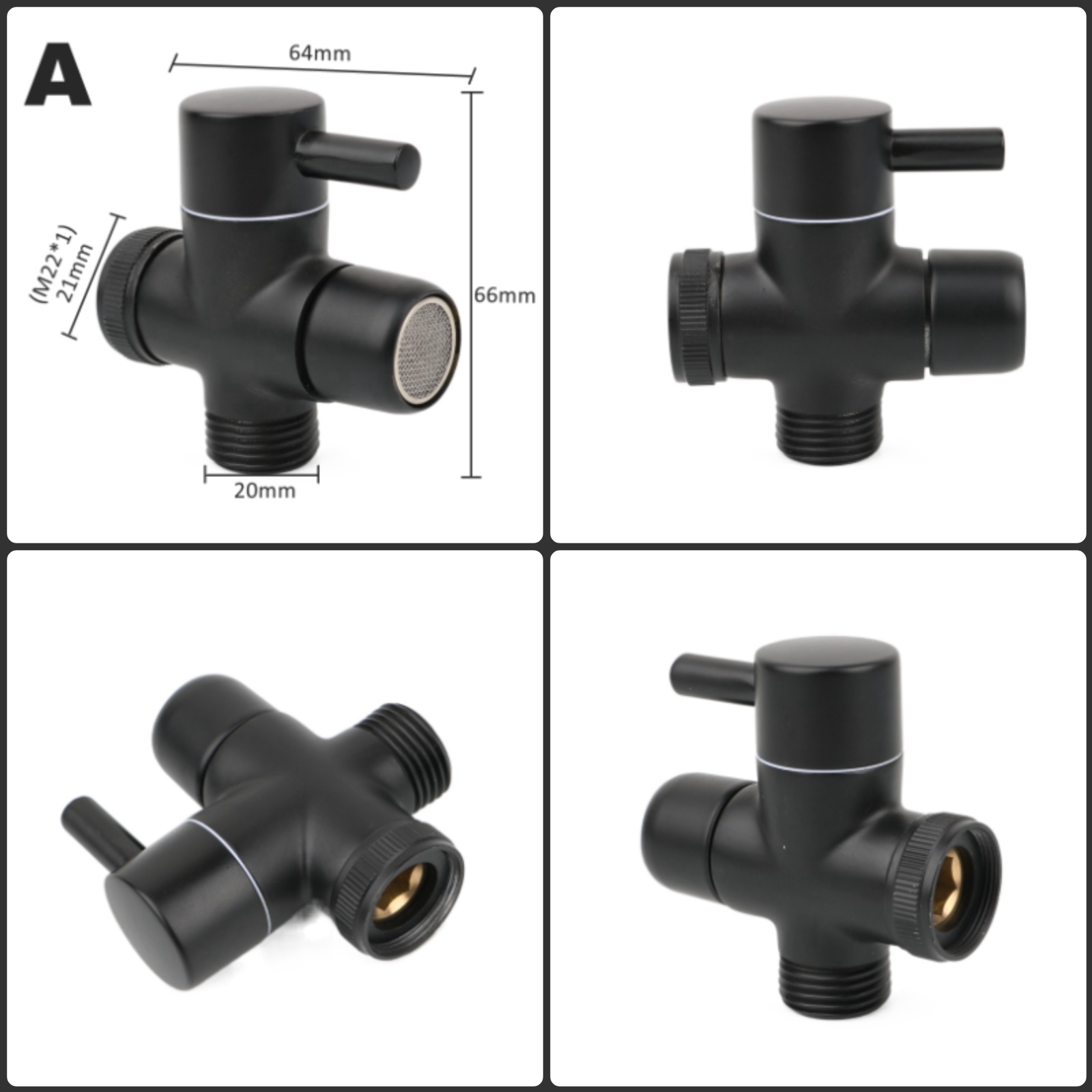 Black Brass Shower Arm Adapter - Shower Valve Cartridge ulasan dan harga